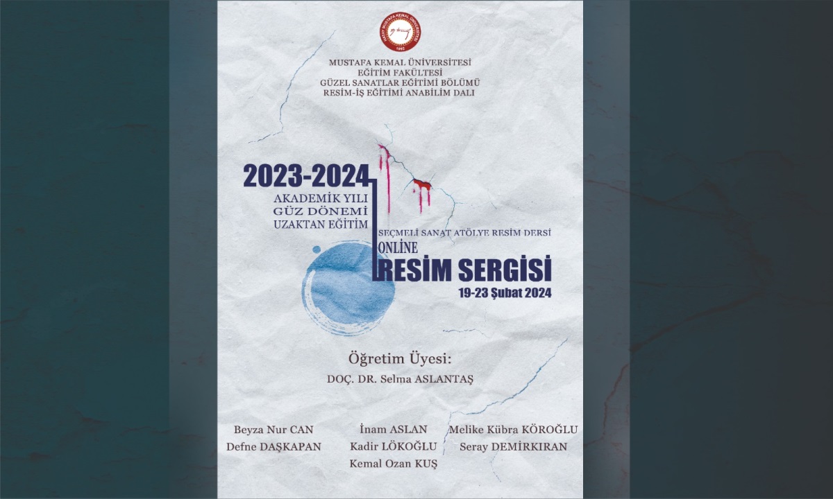 Seçmeli Sanat Atölye Resim Dersi Online Resim Sergisi